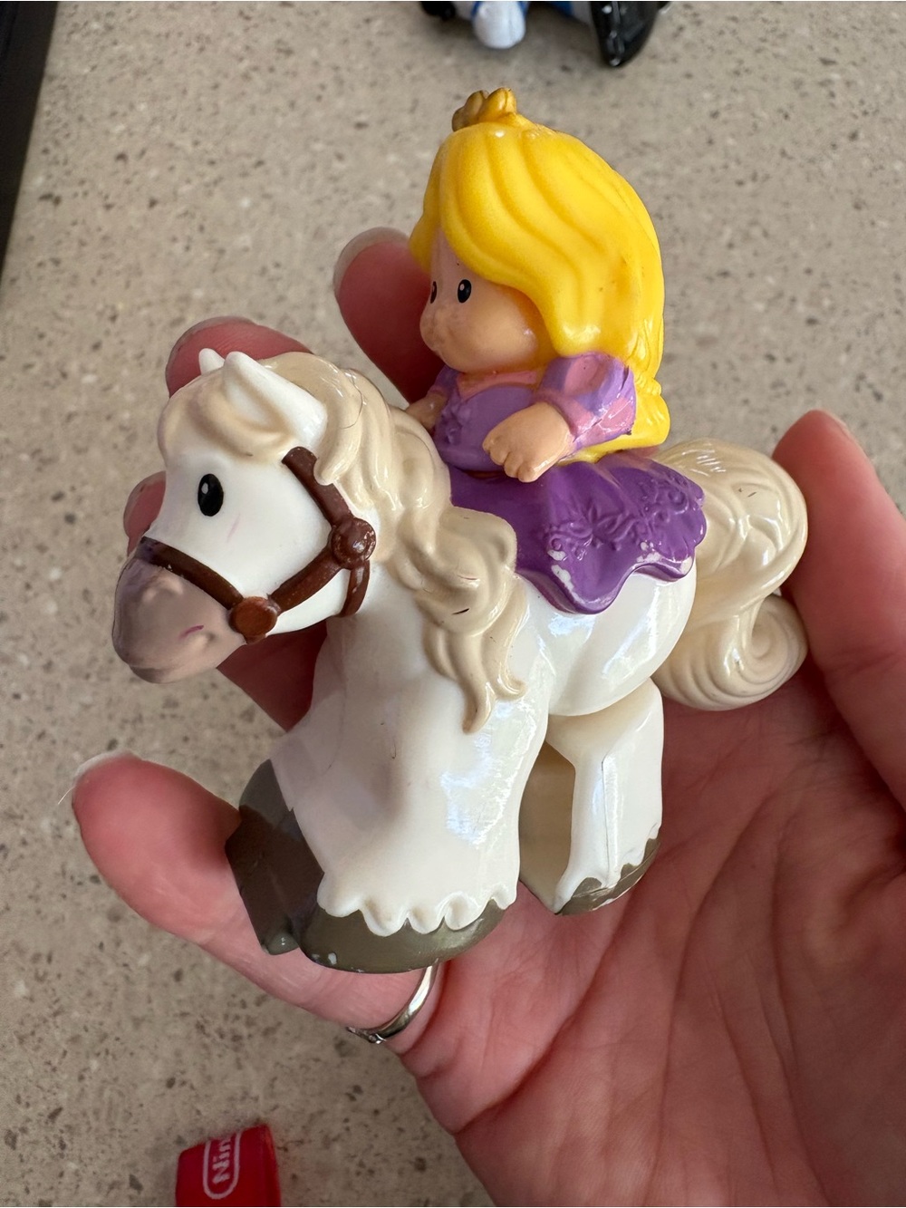 Fisher Price Little People Princess Rapunzel Klip Klop Horse